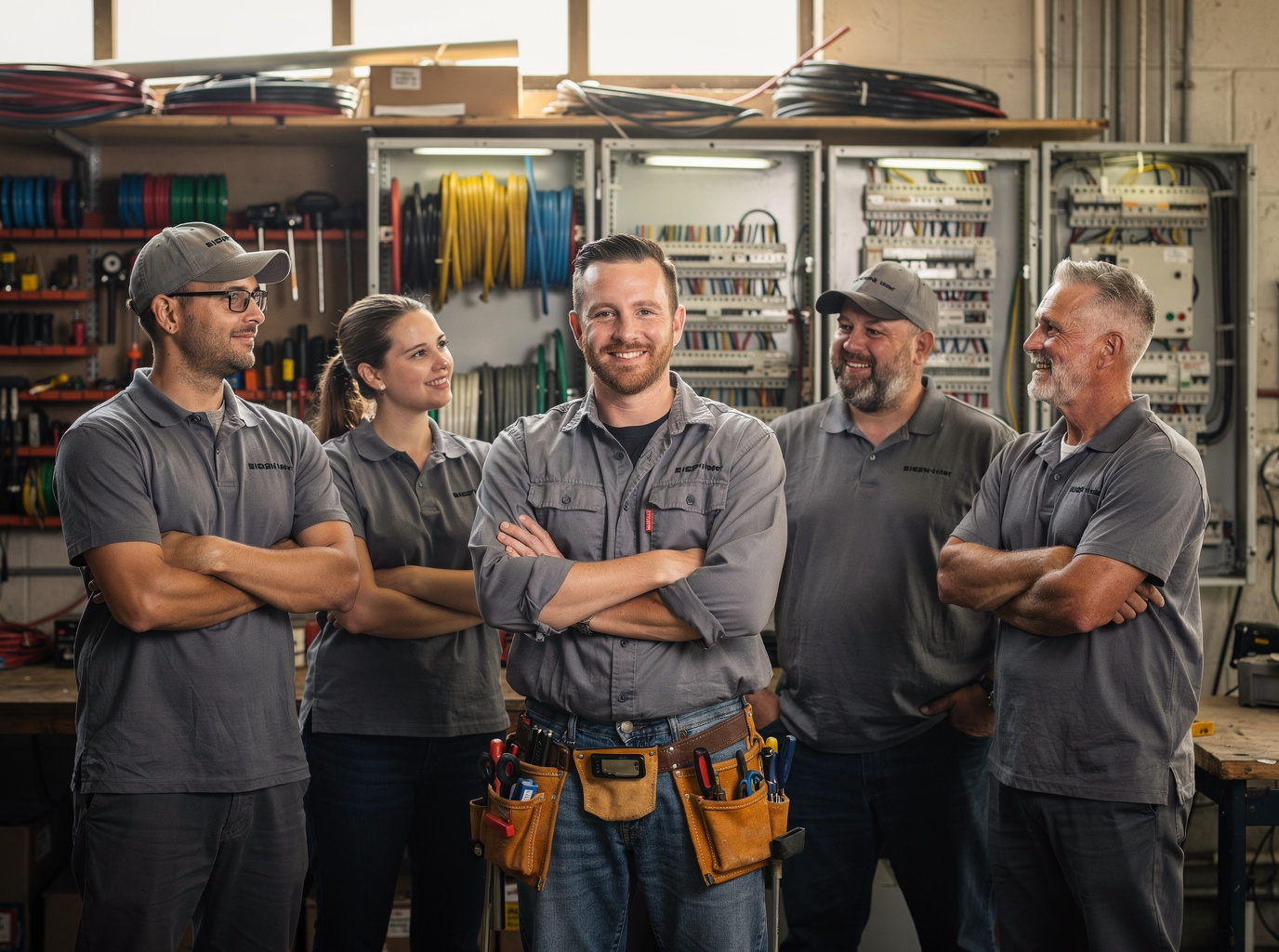 The Electrician Southlake Tx team at work in Southlake