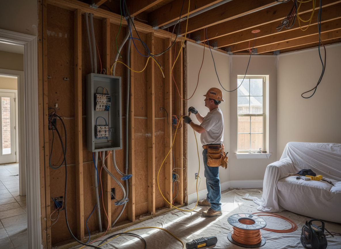 Whole House Rewiring in Southlake